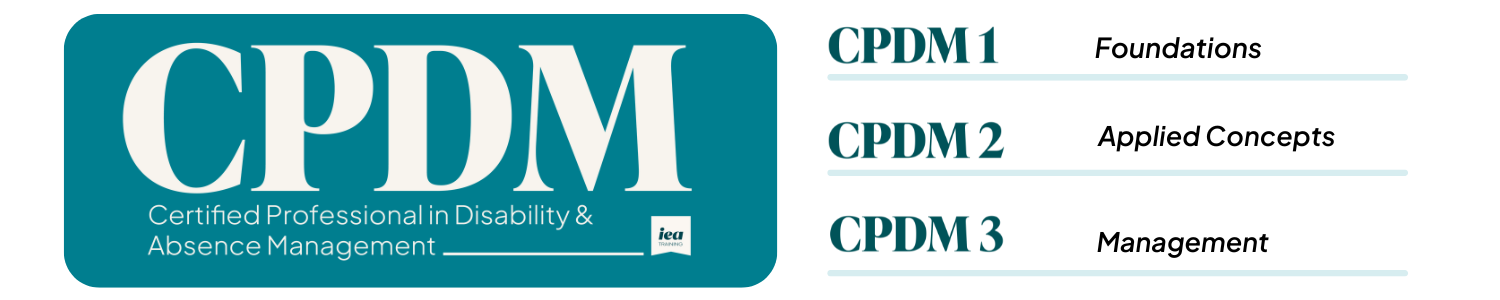 CPDM - Certified Professional in Disability & Absence Management