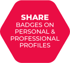 Share Badges on Personal & Professional Profiles